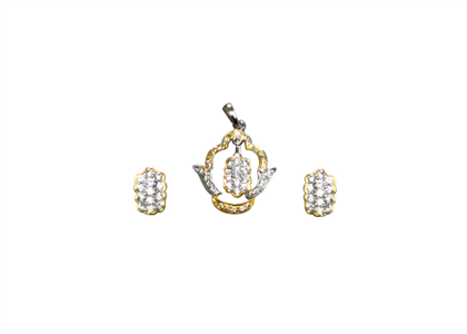 Dual Tone Plated | Fashion Pendant Sets